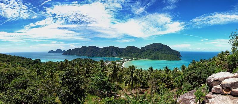 koh phi phi top view